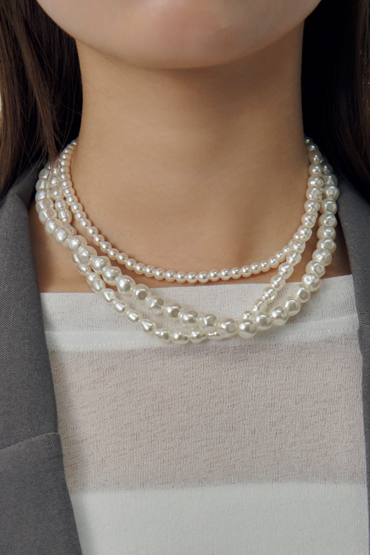 ビッグ バブル パール ネックレス