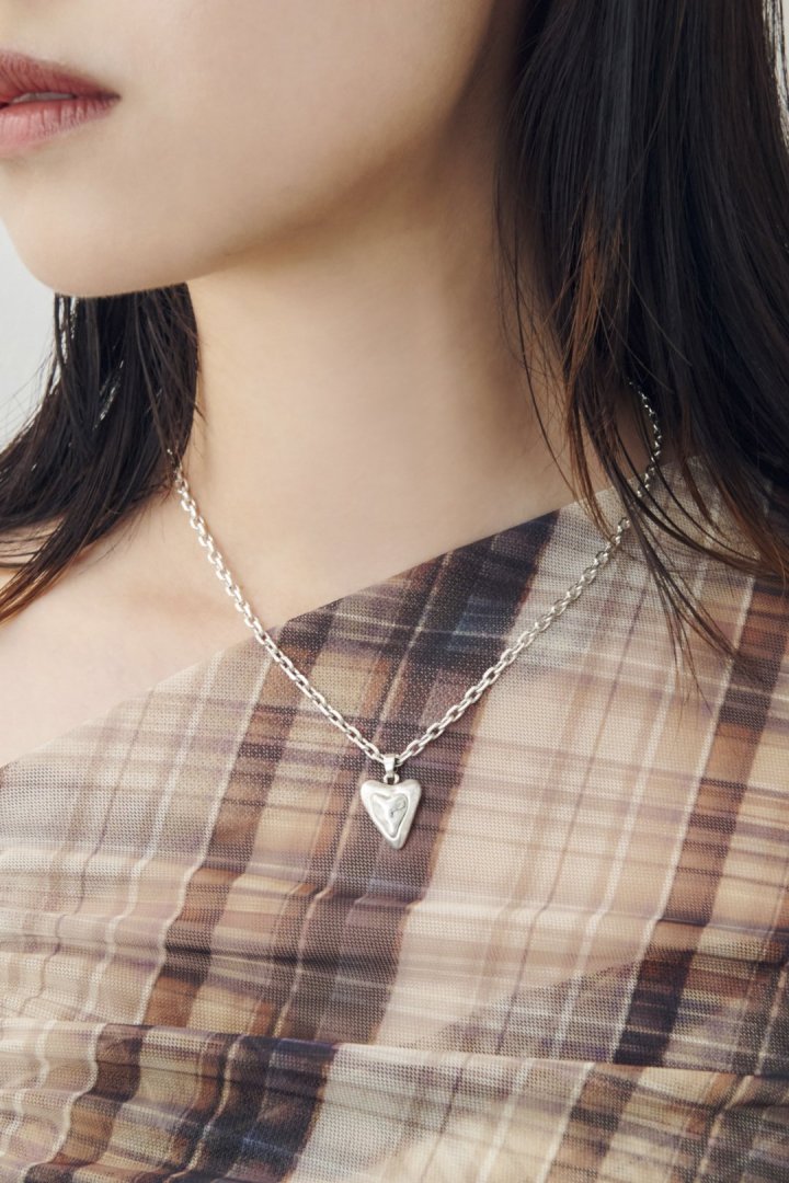 ヴィンテージ レイヤード ハート ネックレス