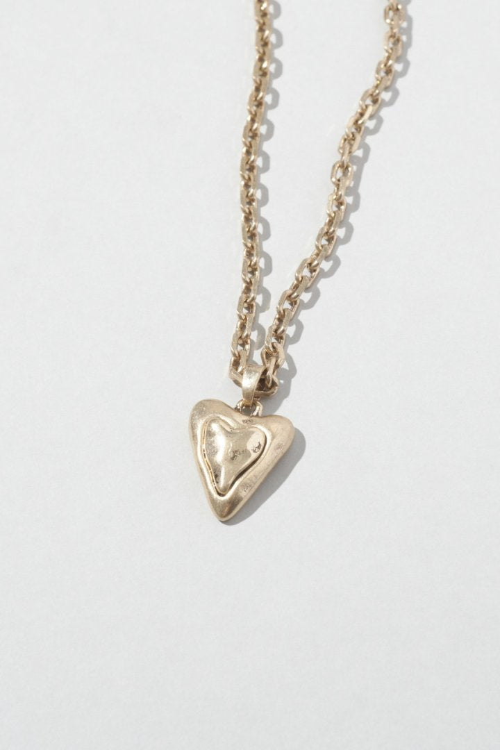 ヴィンテージ レイヤード ハート ネックレス