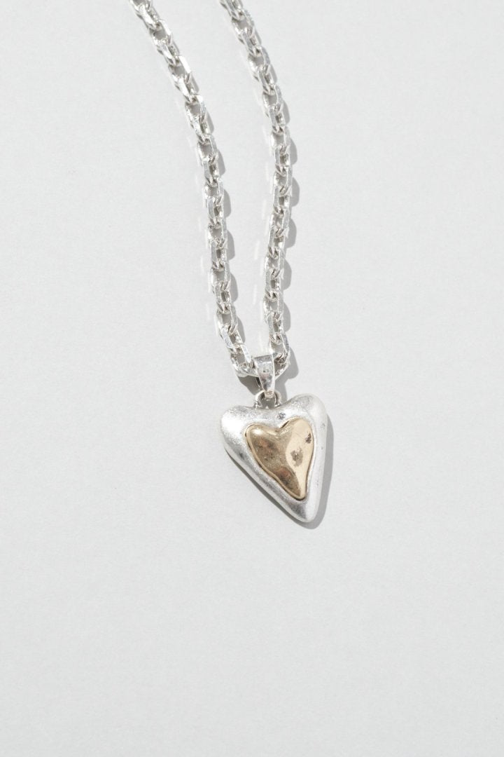 ヴィンテージ レイヤード ハート ネックレス
