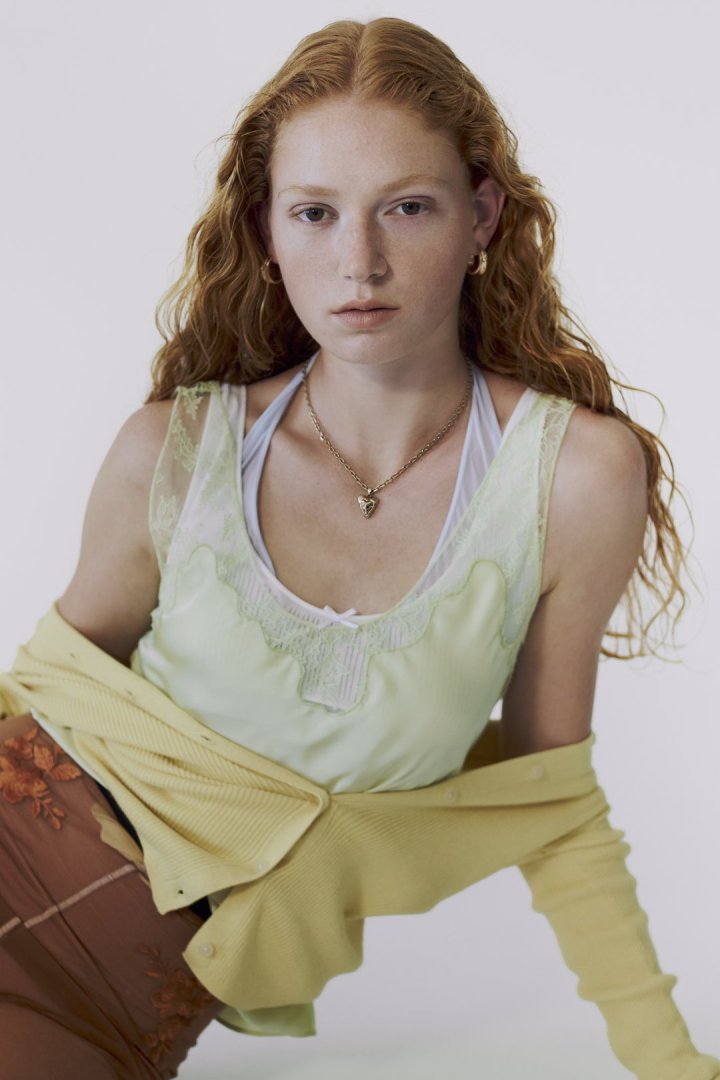 ヴィンテージ レイヤード ハート ネックレス