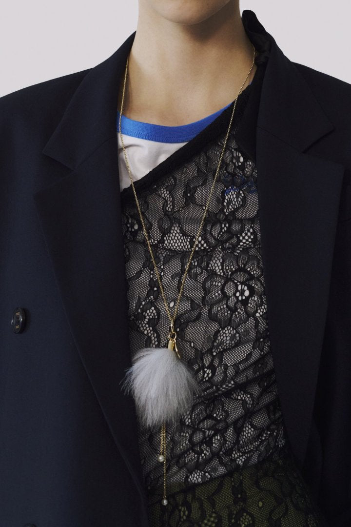 ヴィンテージ シック フォックス ファー ネックレス – GOLDY Onlinestore