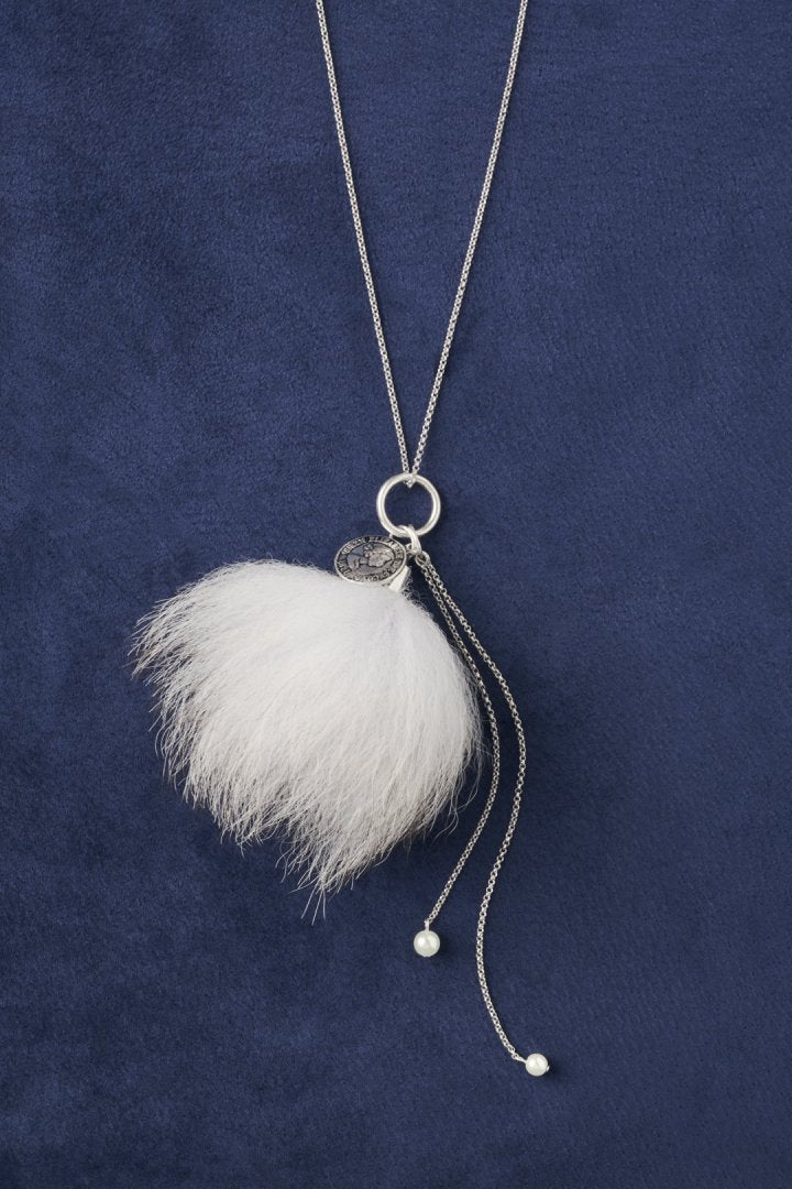 ヴィンテージ シック フォックス ファー ネックレス