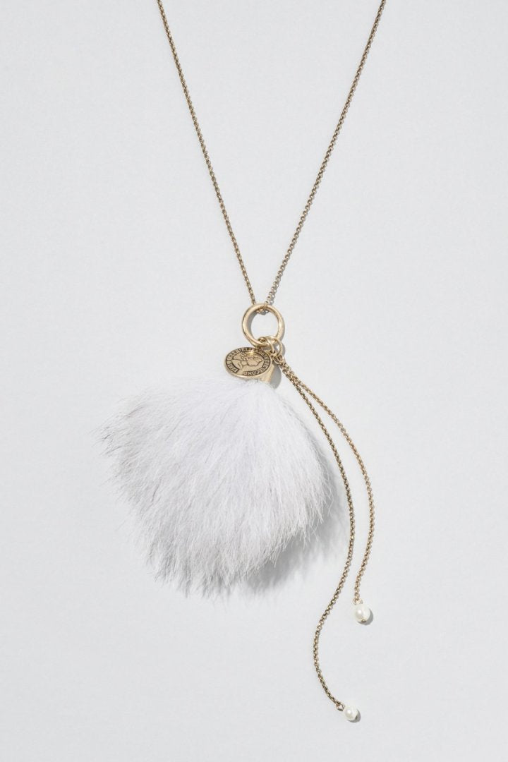 ヴィンテージ シック フォックス ファー ネックレス