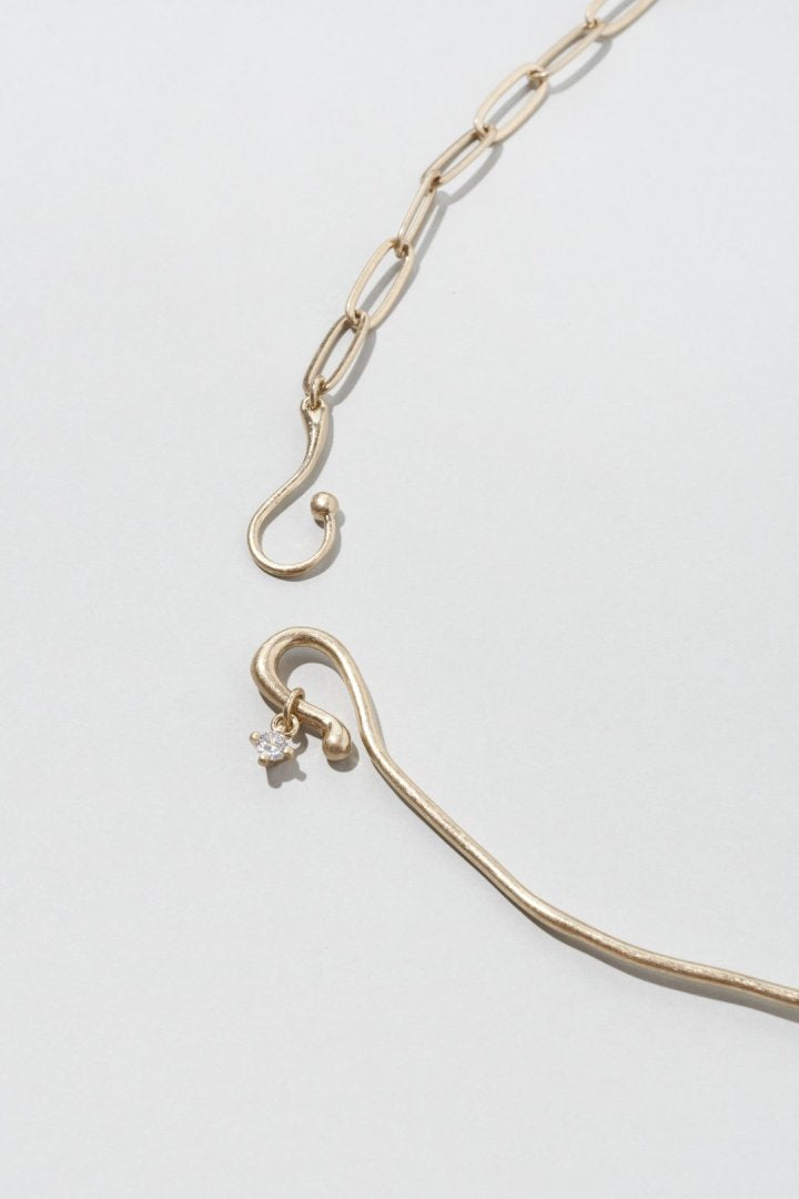 デュオ リンク チェーン ニュアンス バー ネックレス – GOLDY Onlinestore