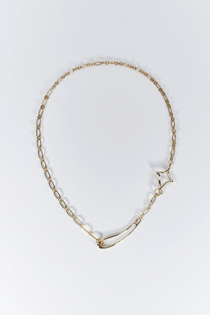 ゴールドトーンリンクチェーンネックレス デュオ リンク チェーン トゥインクル ネックレス – GOLDY Onlinestore