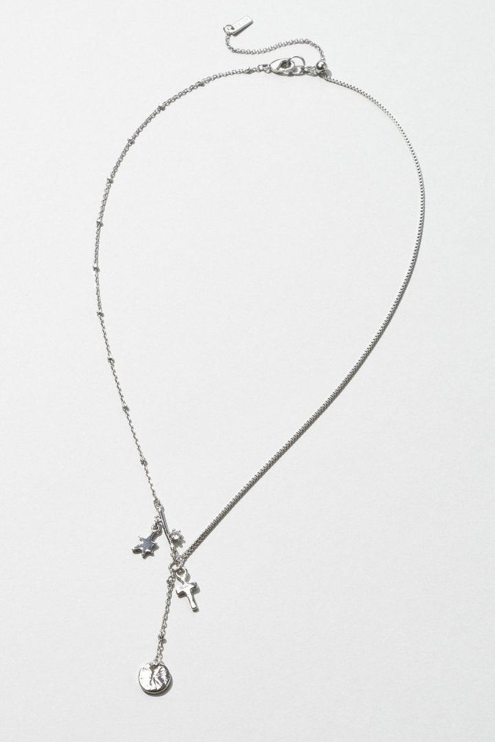 スクリブル モチーフ ネックレス