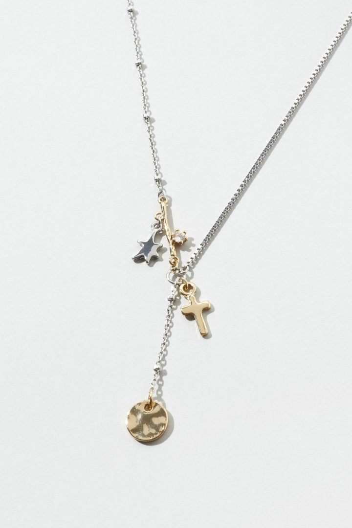 スクリブル モチーフ ネックレス