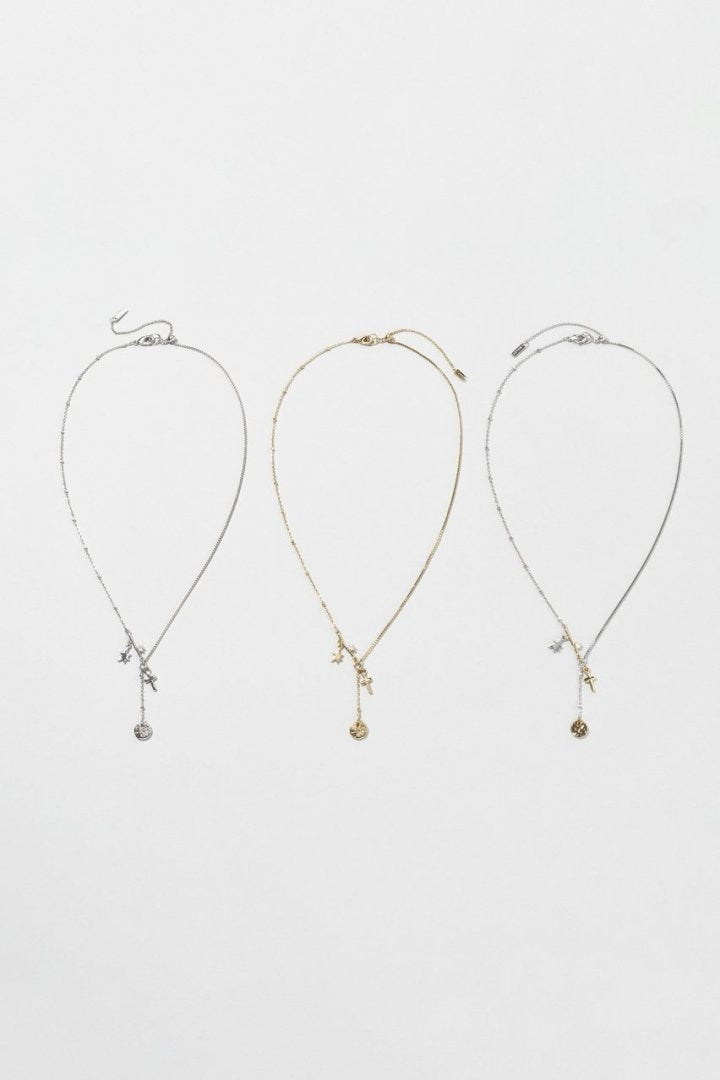 スクリブル モチーフ ネックレス