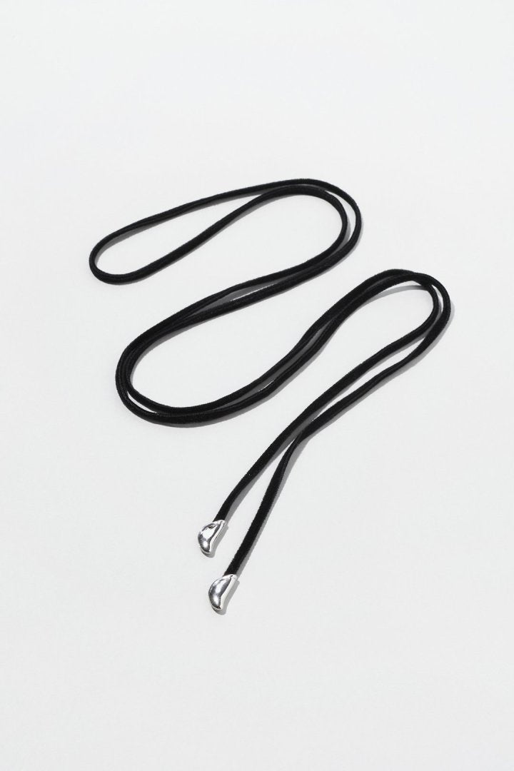 ジグリー メタル スター ベルベット タイ ネックレス