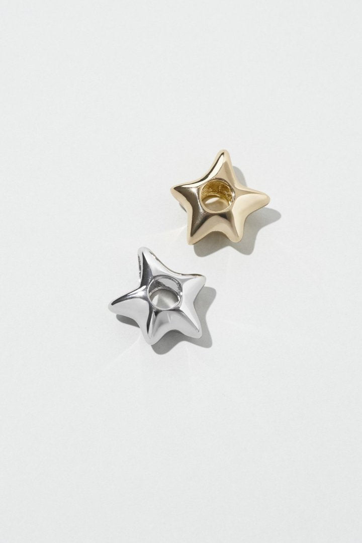 ジグリー メタル スター ベルベット タイ ネックレス