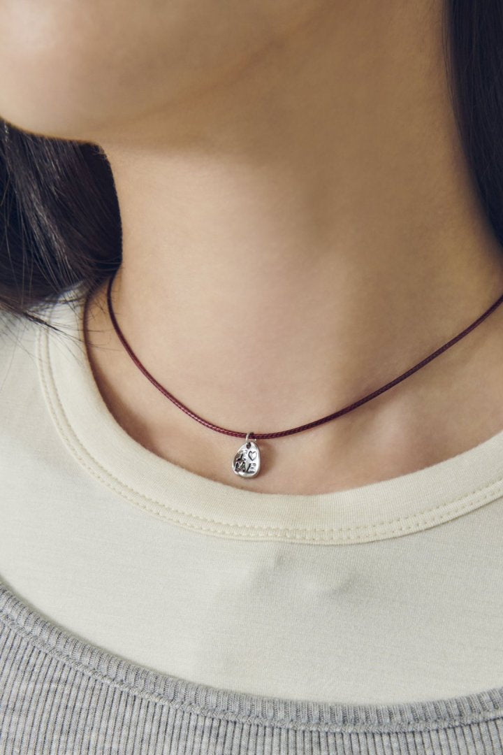 I LOVE ME コード ネックレス