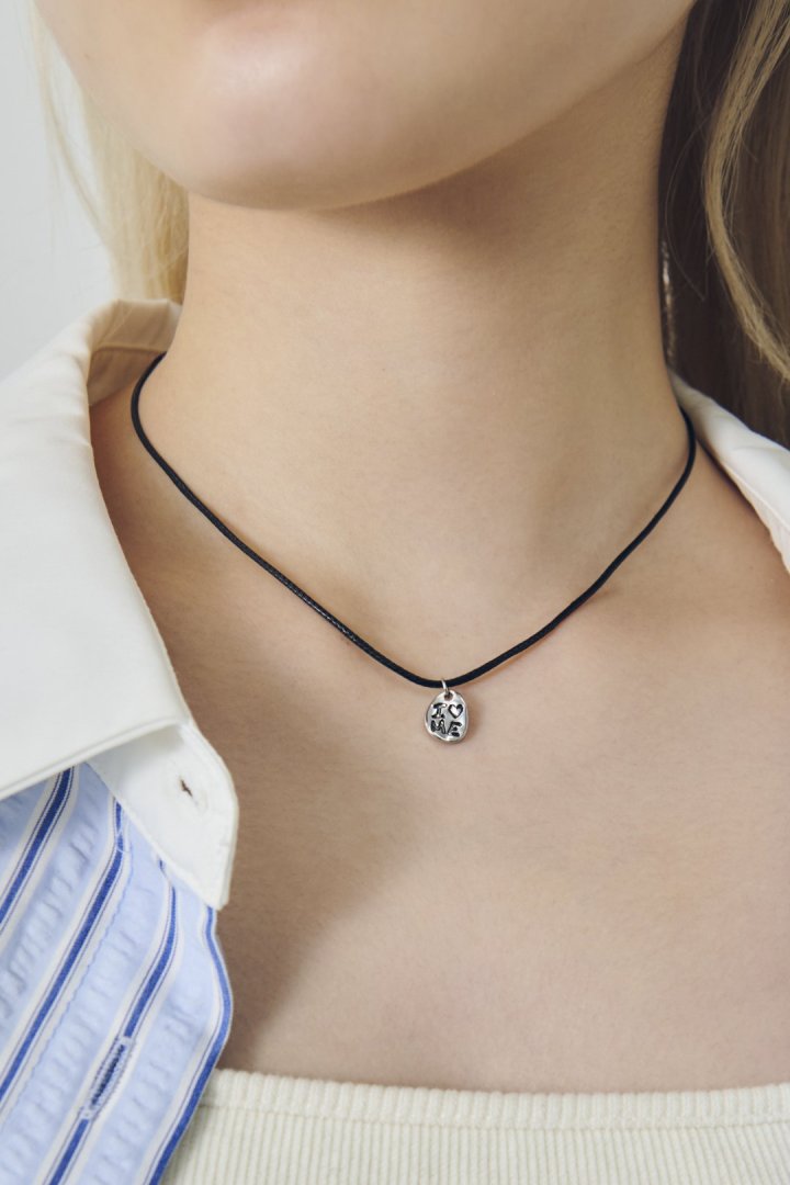 I LOVE ME コード ネックレス