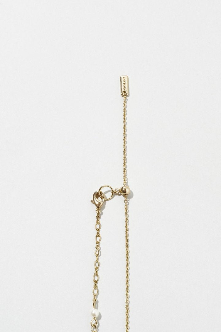 ステーション パール ロング ネックレス