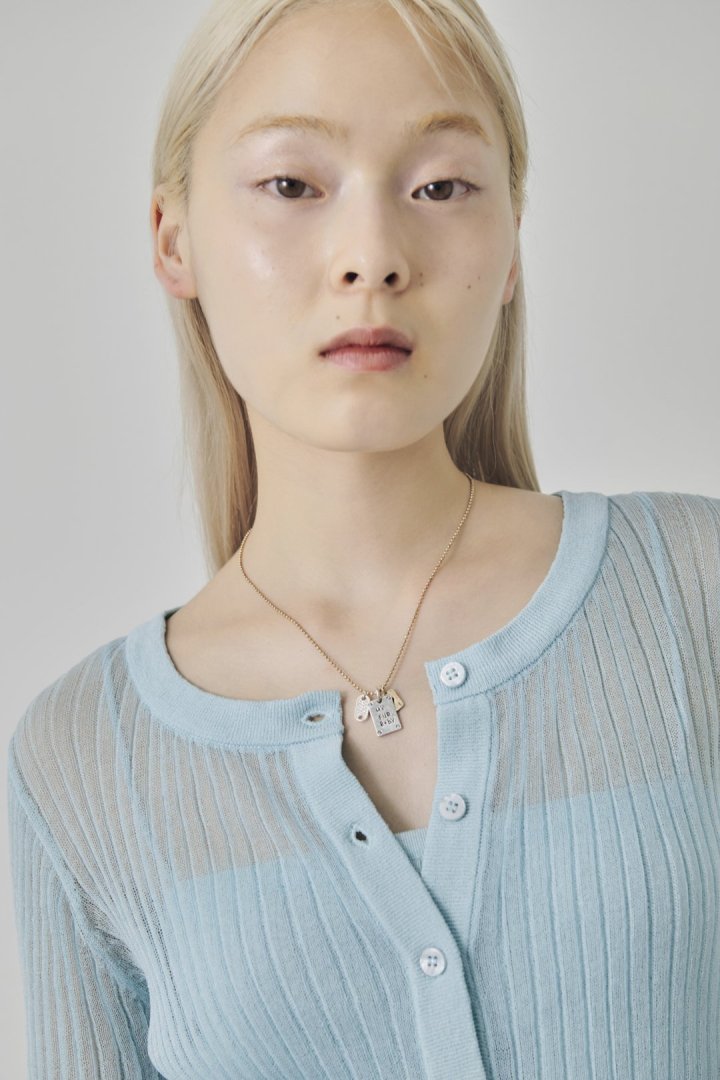 ヴィンテージ マイ ファー ベイビー プレート ネックレス