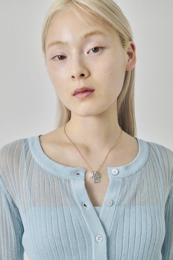 ヴィンテージ マイ ファー ベイビー プレート ネックレス