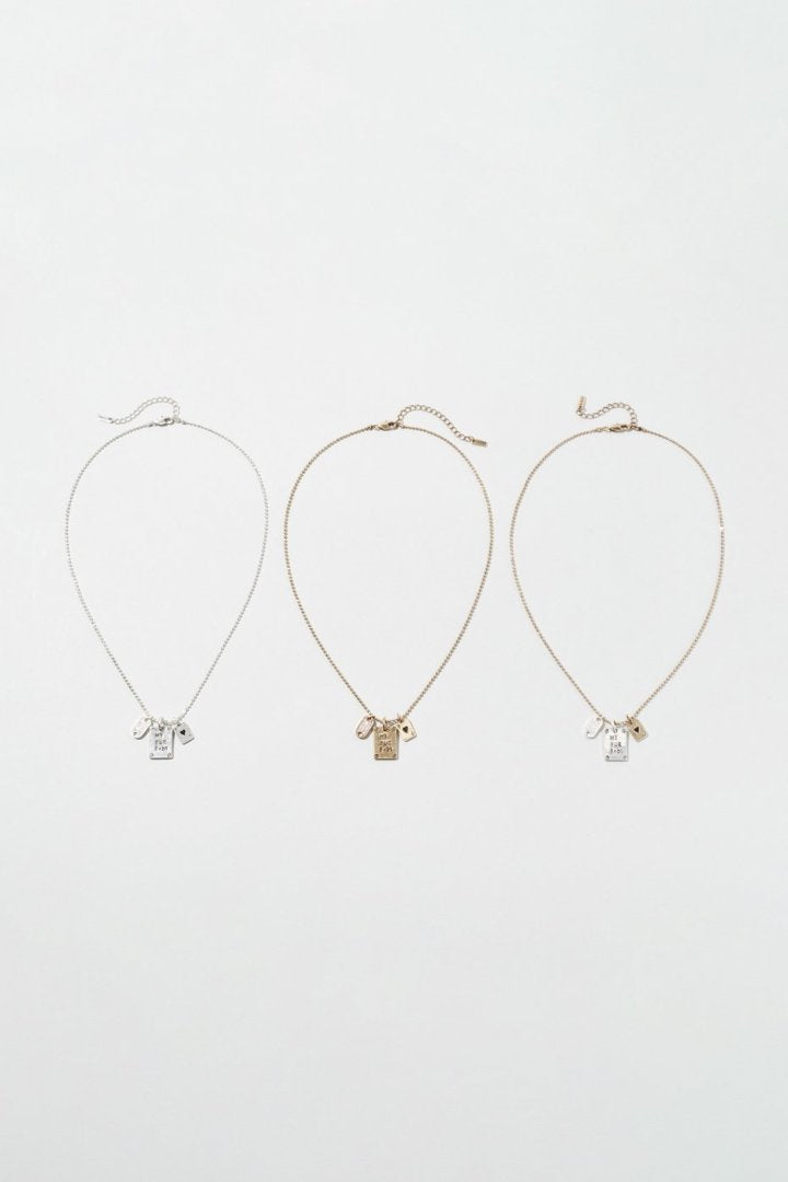 ヴィンテージ マイ ファー ベイビー プレート ネックレス