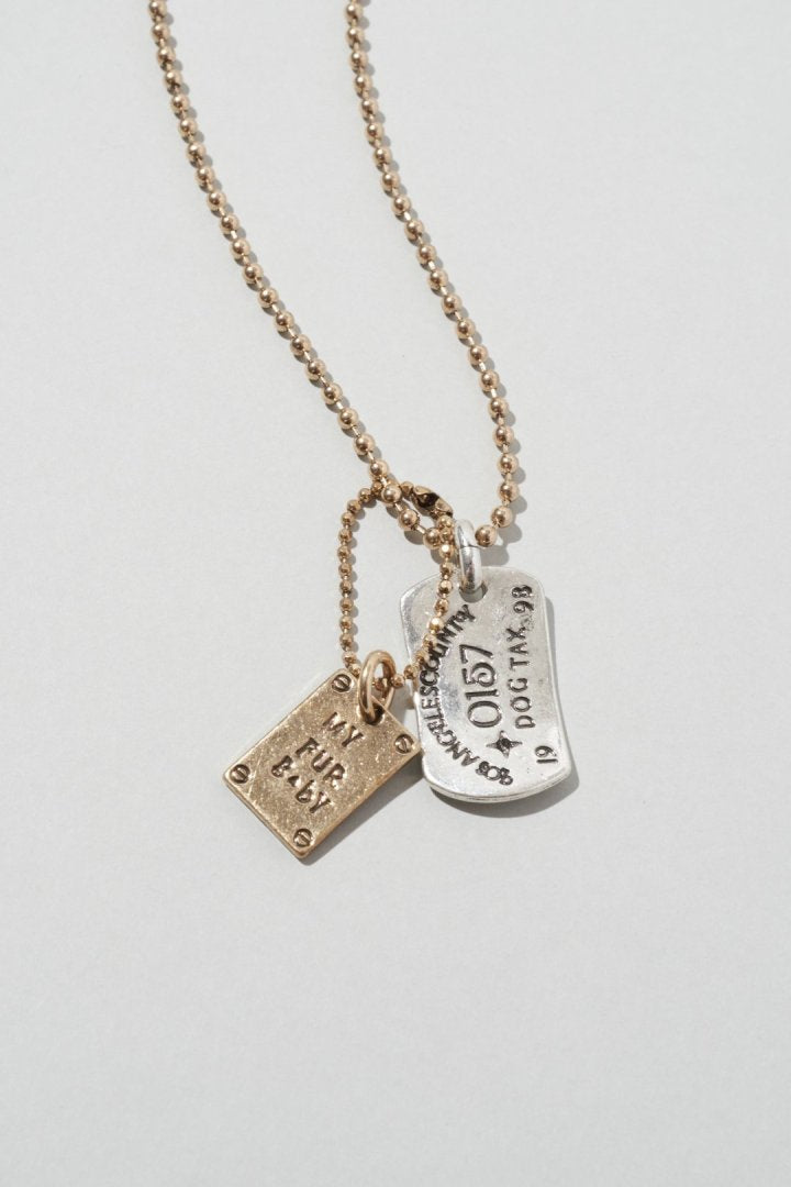 ヴィンテージ ドッグ タックス プレート ネックレス – GOLDY Onlinestore