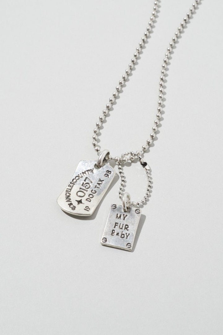 ヴィンテージ ドッグ タックス プレート ネックレス