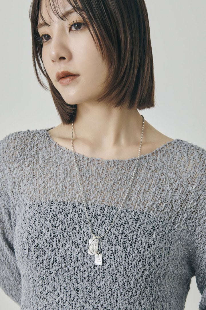 ヴィンテージ ドッグ タックス プレート ネックレス