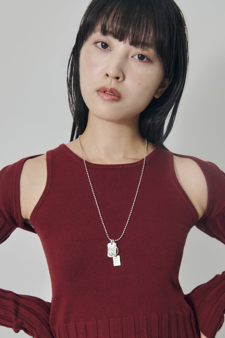 ヴィンテージ ドッグ タックス プレート ネックレス