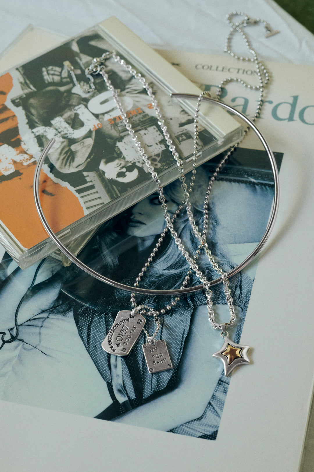 ヴィンテージ ドッグ タックス プレート ネックレス