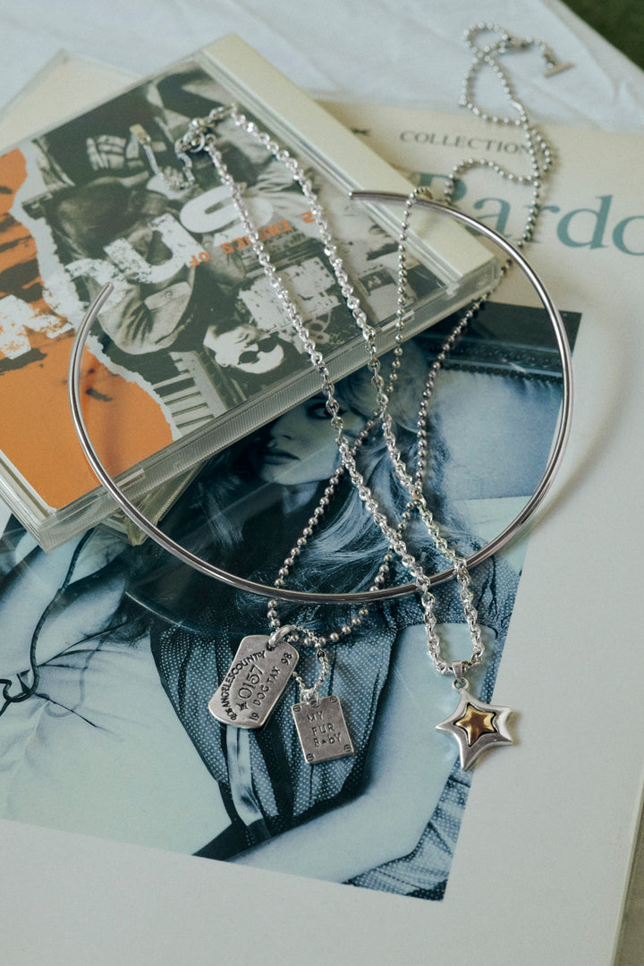 ヴィンテージ ドッグ タックス プレート ネックレス