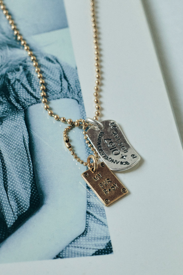 ヴィンテージ ドッグ タックス プレート ネックレス