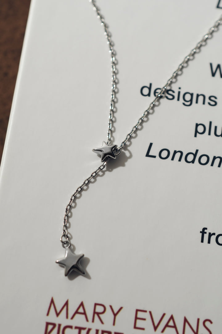 プチ ツインズ スター ネックレス