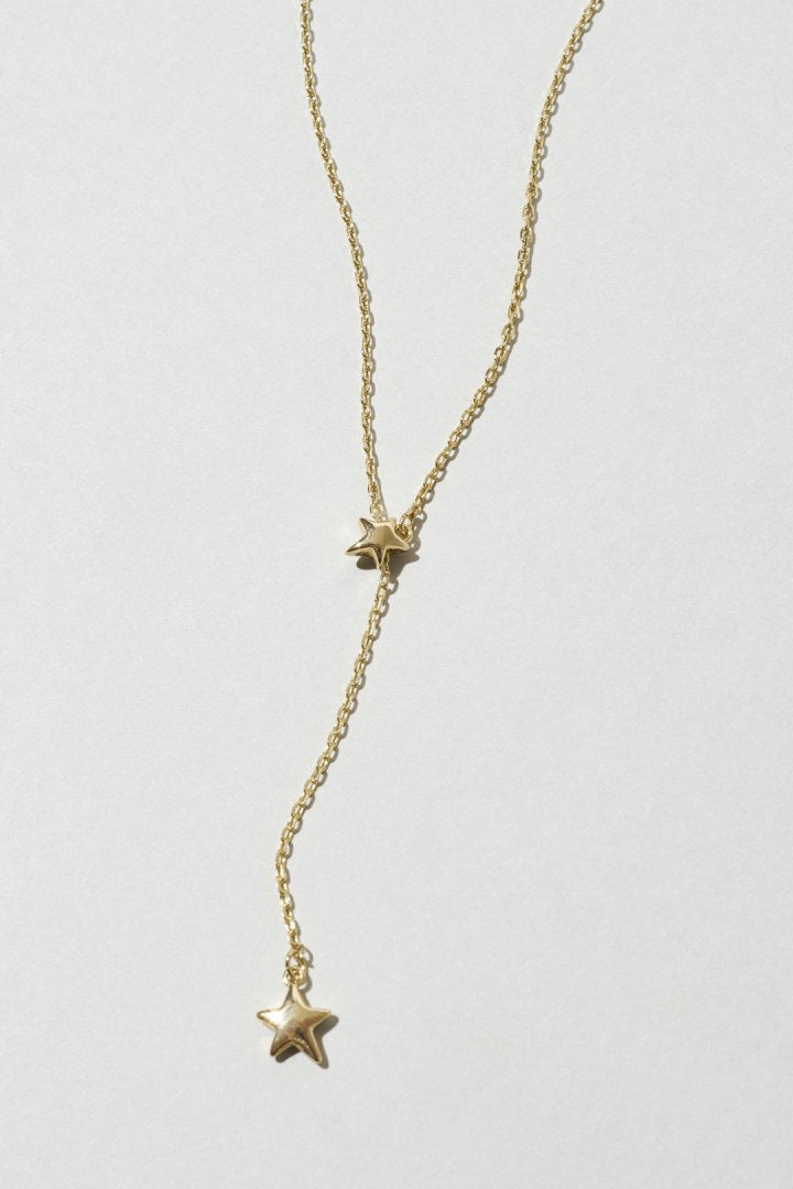 プチ ツインズ スター ネックレス