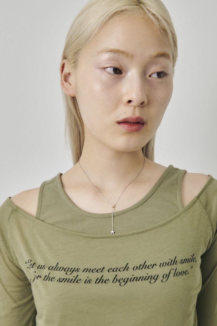 プチ ツインズ スター ネックレス