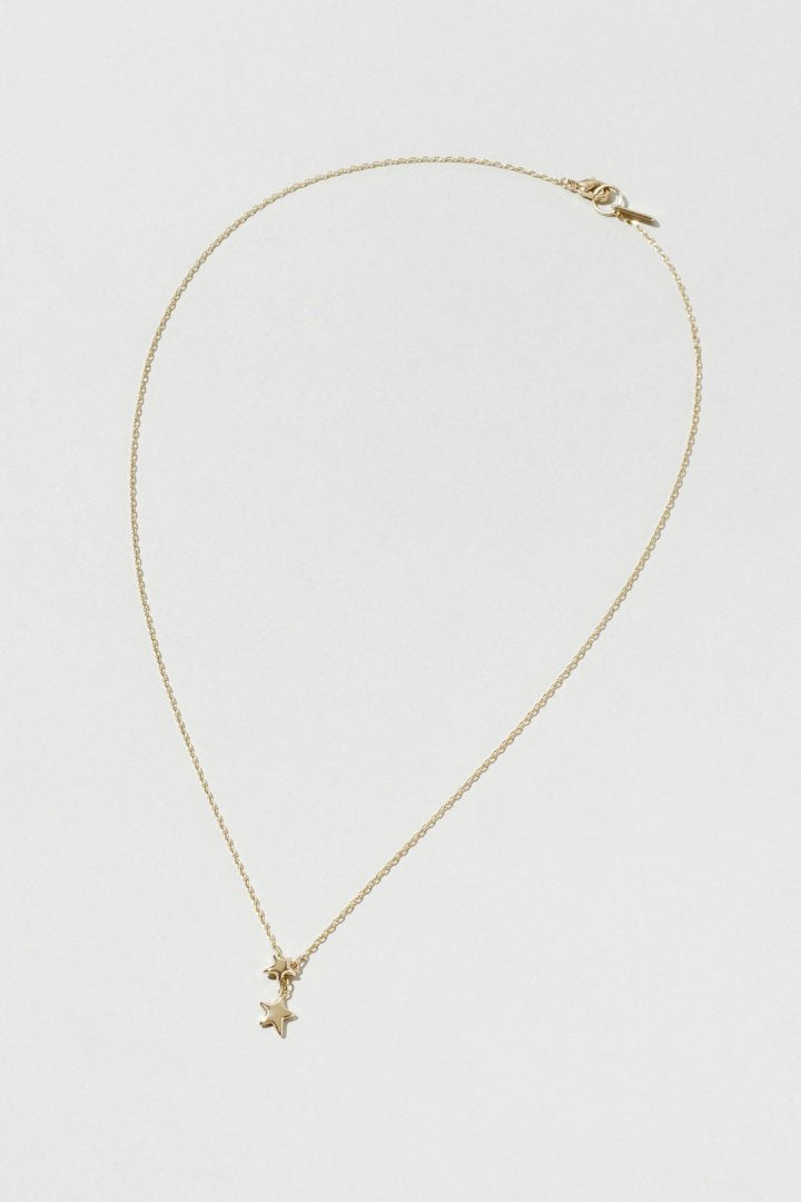 プチ ツインズ スター ネックレス