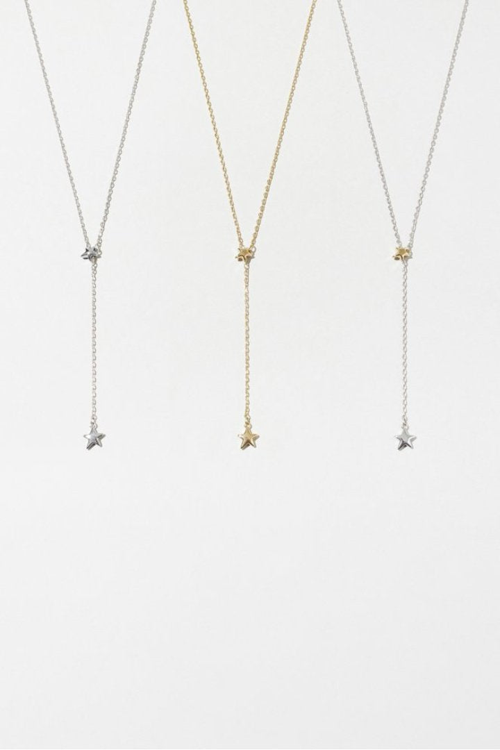 プチ ツインズ スター ネックレス
