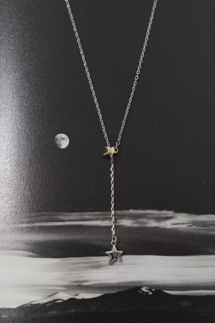 プチ ツインズ スター ネックレス