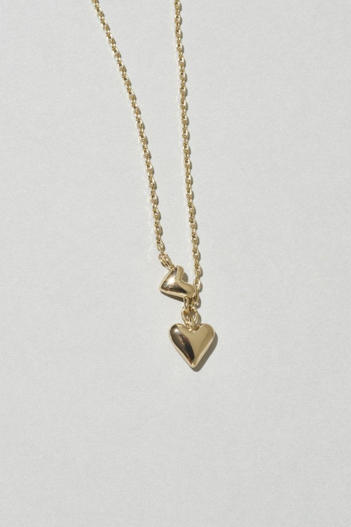 プチ ツインズ ハート ネックレス – GOLDY Onlinestore