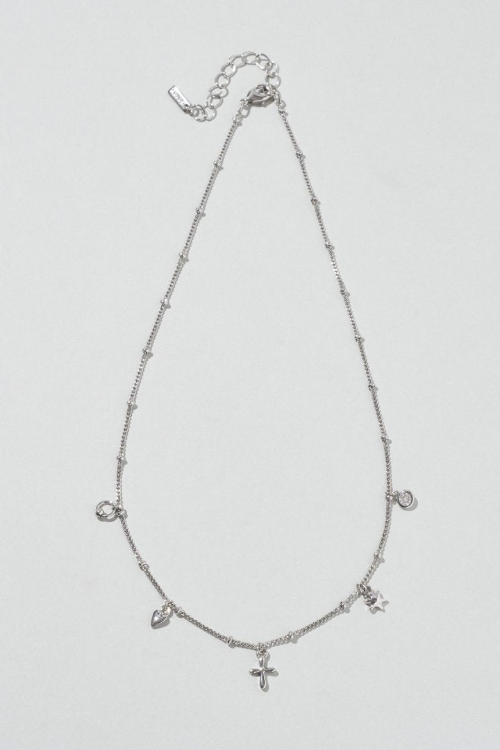 ミックス プチ モチーフ ネックレス