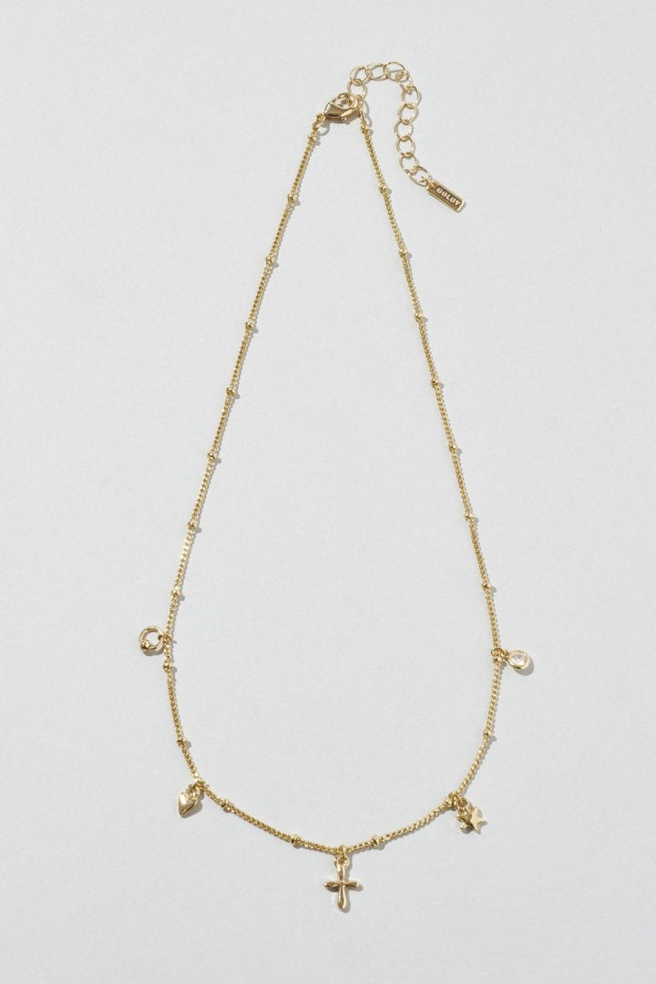 ミックス プチ モチーフ ネックレス