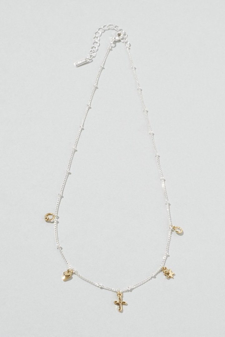 ミックス プチ モチーフ ネックレス