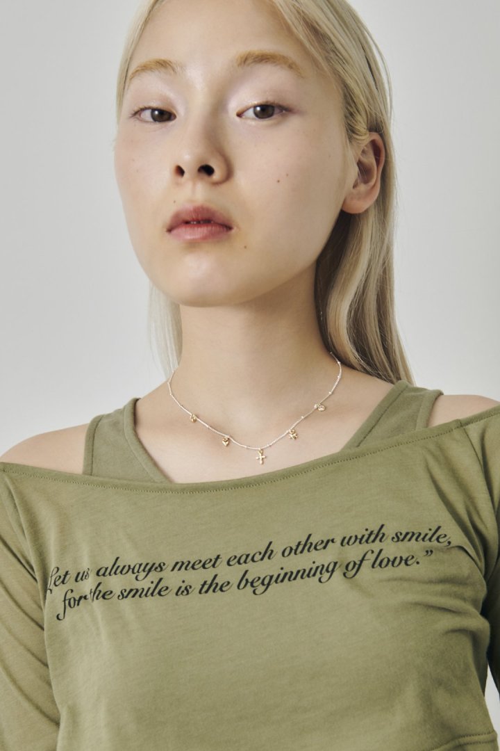 ミックス プチ モチーフ ネックレス