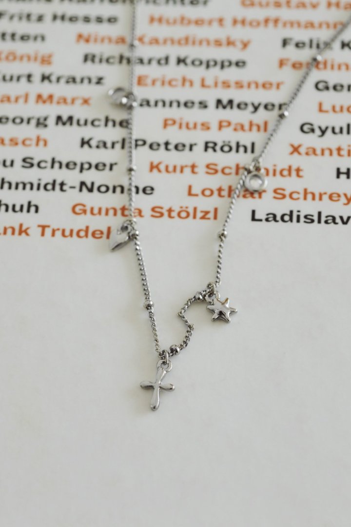 ミックス プチ モチーフ ネックレス