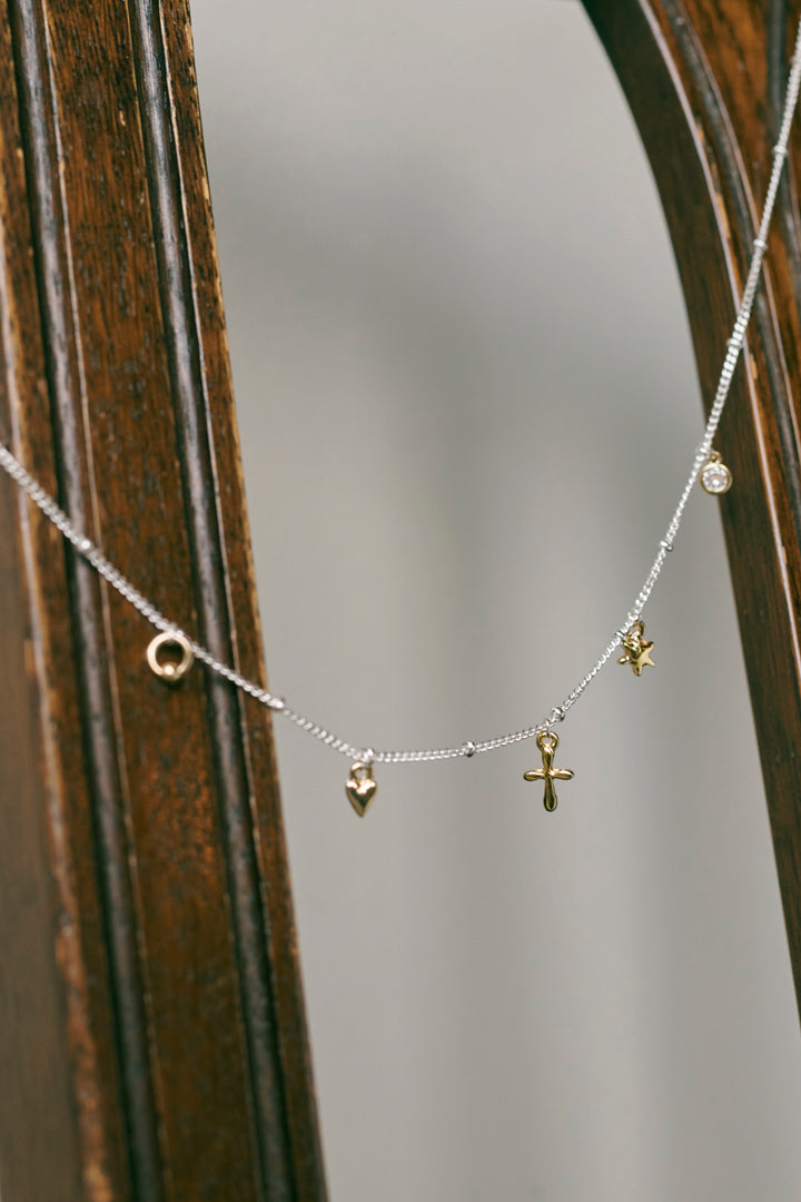 ミックス プチ モチーフ ネックレス