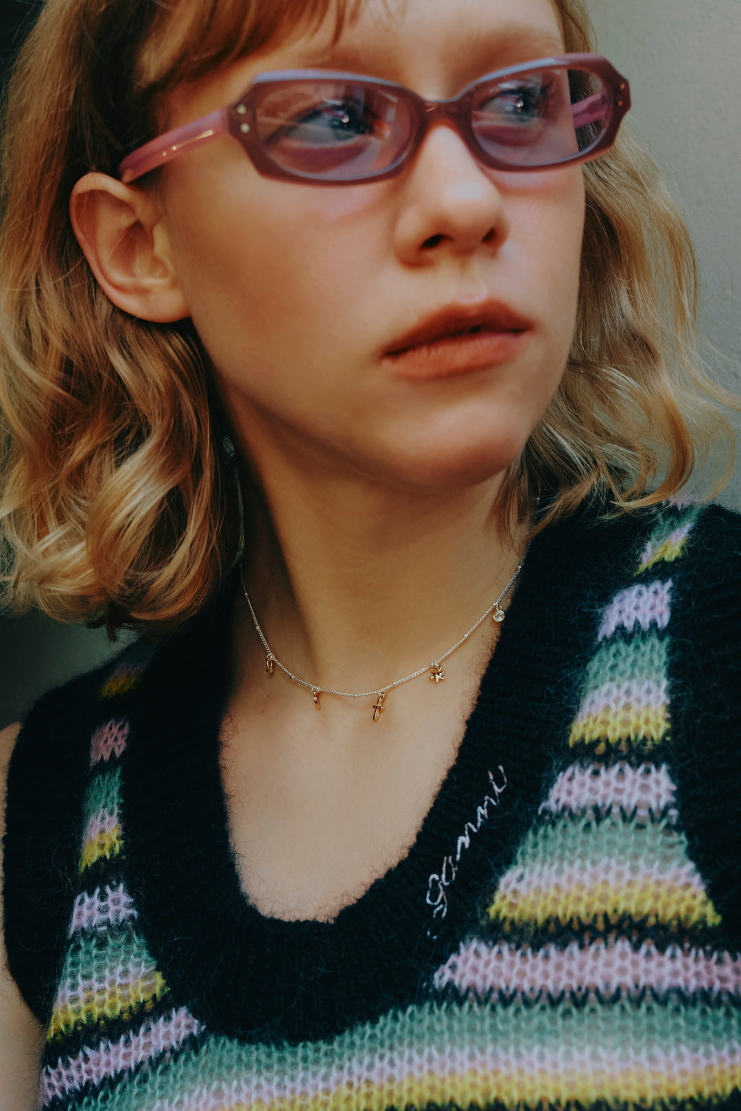 ミックス プチ モチーフ ネックレス