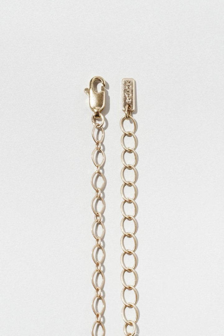 レタリング プレート チェーン ネックレス