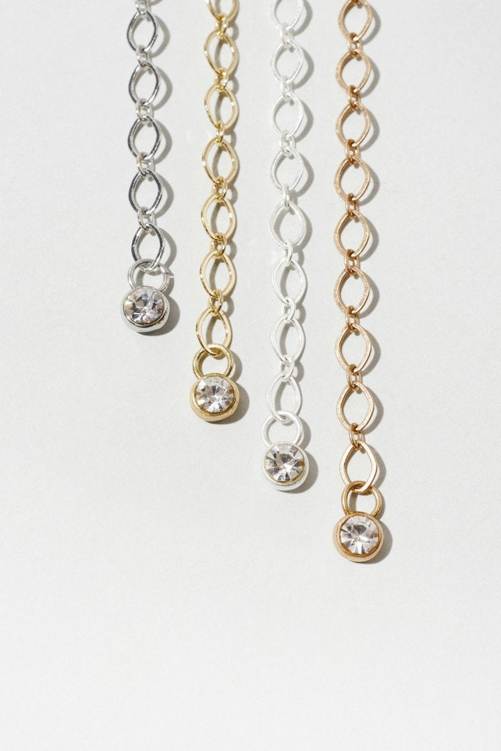 レタリング プレート チェーン ネックレス