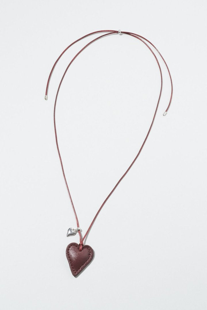 ワイルドハート　ネックレス レザー タッチ ハート ネックレス – GOLDY Onlinestore