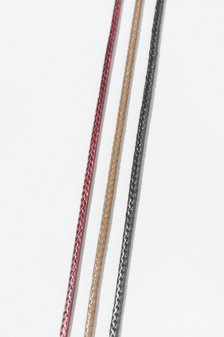 レザー タッチ ハート ネックレス