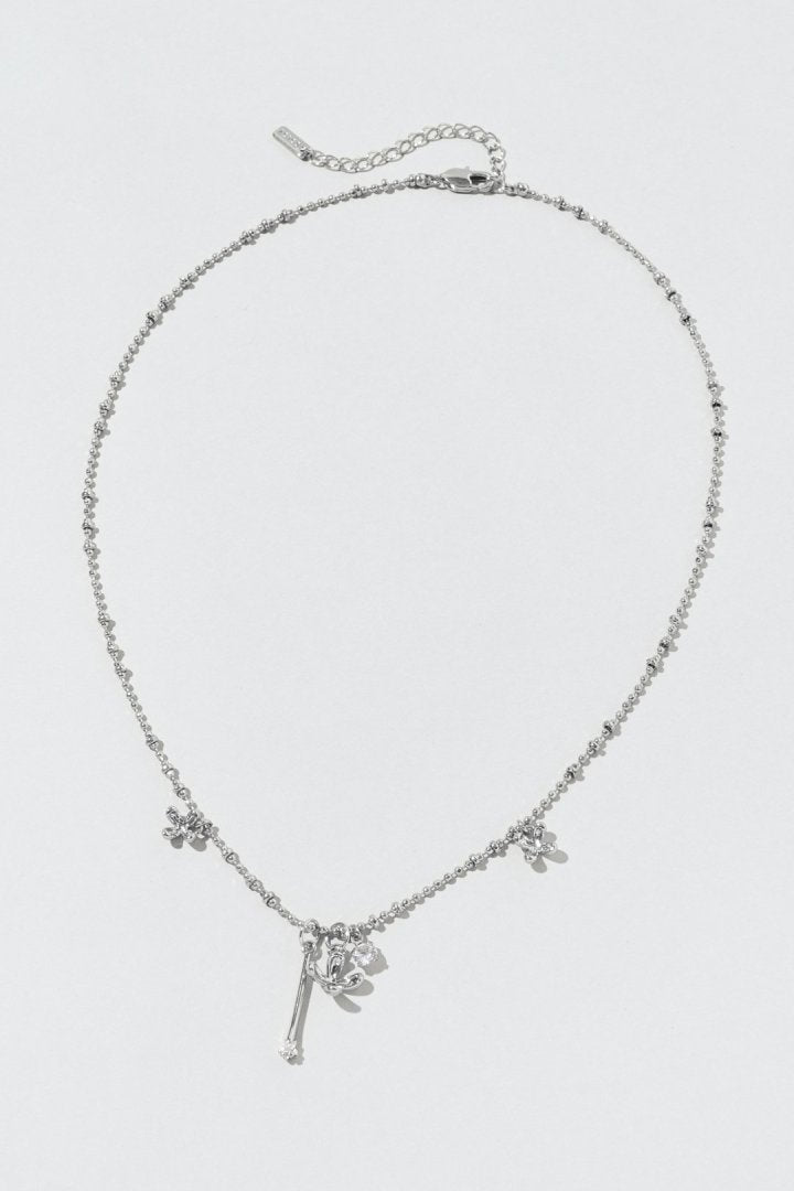 ブルーミング ミニ フラワー ネックレス