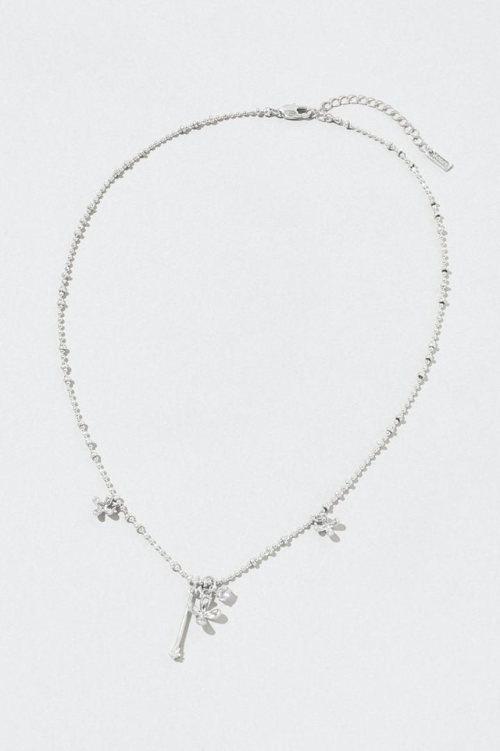 ブルーミング ミニ フラワー ネックレス