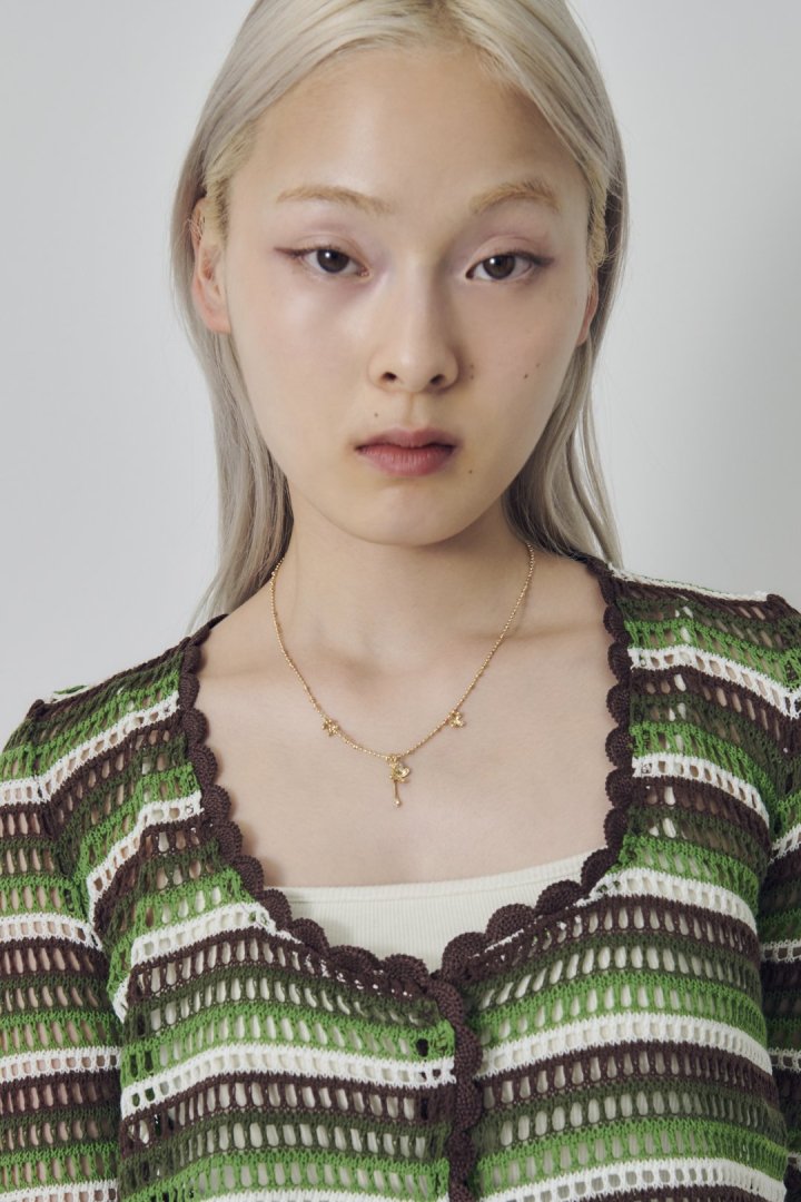 ブルーミング ミニ フラワー ネックレス