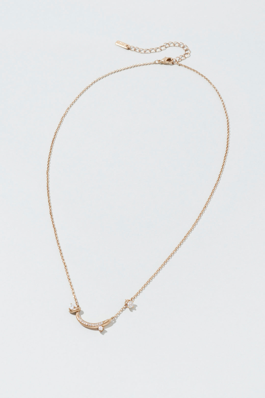 キュービックジルコニア ライン ネックレス